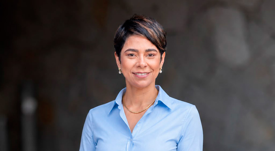 Érica Xavier em atendimento